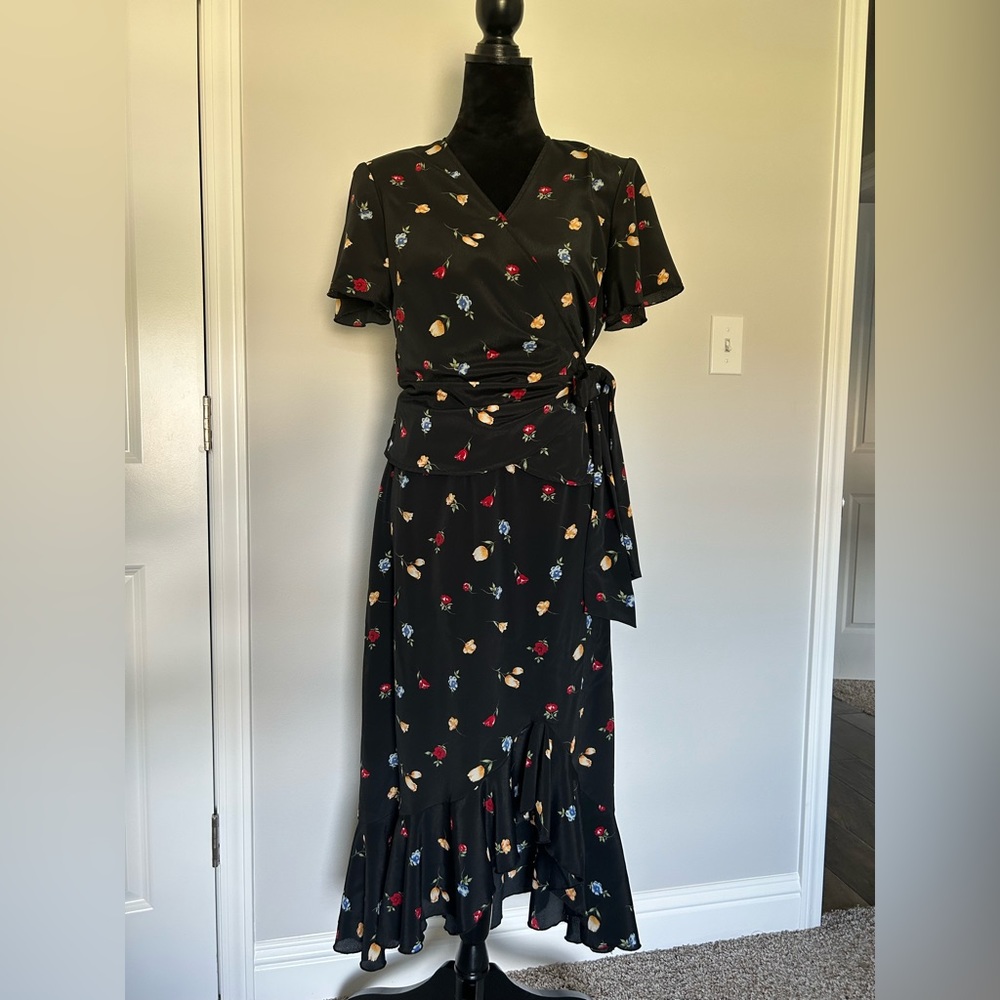 Black Floral 2pc set